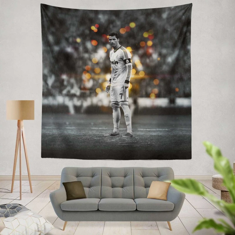 Cristiano Ronaldo Records for most Appearances Goals Tapestry