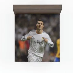 Cristiano Ronaldo Sports Player Real Madrid Fitted Sheet