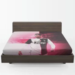 Cristiano Ronaldo The Golden Boy Of Sports Fitted Sheet 1