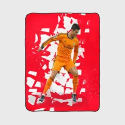 Cristiano Ronaldo The Man Myth Legend Fleece Blanket 1