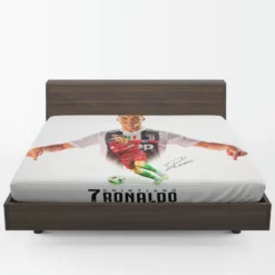 Cristiano Ronaldo The World s Most Famous Footballer Fitted Sheet 1