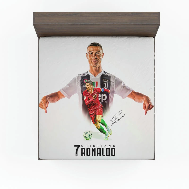 Cristiano Ronaldo The World s Most Famous Footballer Fitted Sheet