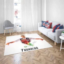 Cristiano Ronaldo The World s Most Famous Footballer Rug 2