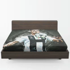 Cristiano Ronaldo UEFA Intertoto Cup Soccer Player Fitted Sheet 1