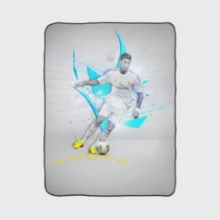 Cristiano Ronaldo dependable sports Player Fleece Blanket 1