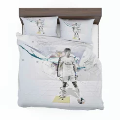 Cristiano Ronaldo determined Madrid Footballer Bedding Set 1