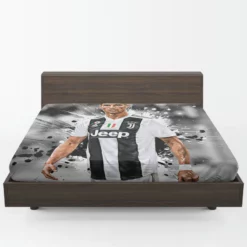 Cristiano Ronaldo dos Santos Aveiro Footballer Player Fitted Sheet 1