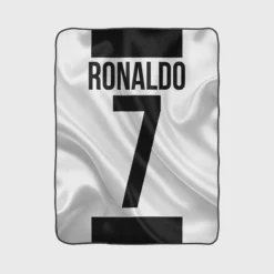 Cristiano Ronaldo dos Santos Aveiro Player Fleece Blanket 1