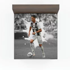 Cristiano Ronaldo gifted Juve Football Player Fitted Sheet