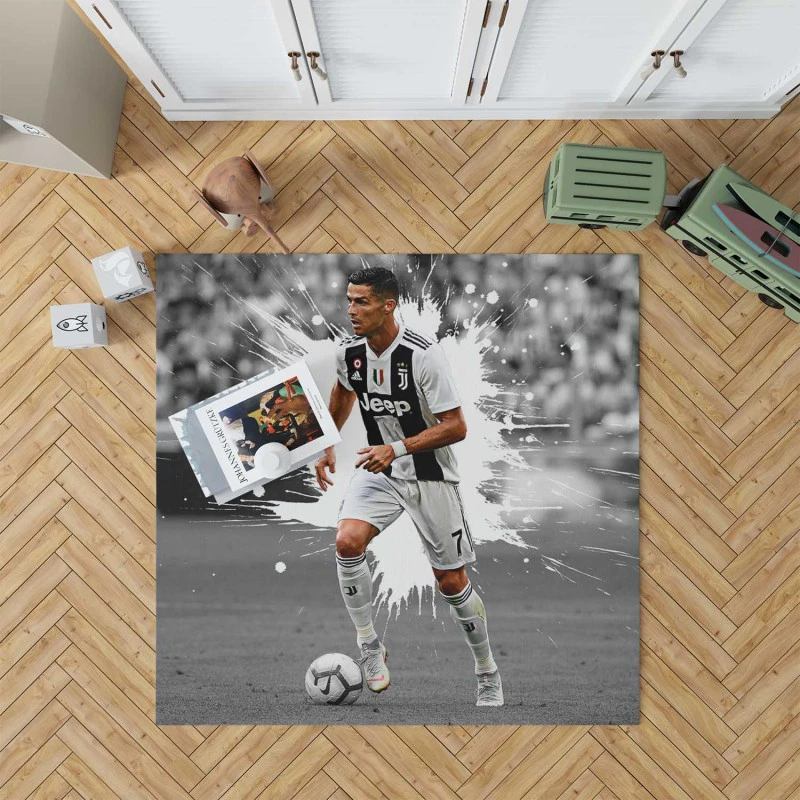 Cristiano Ronaldo gifted Juve Football Player Rug