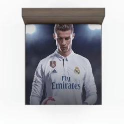 Cristiano Ronaldo in FIFA 18 Video Game Fitted Sheet