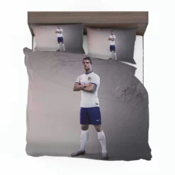 Cristiano Ronaldo in Portugal White Jursey Bedding Set 1