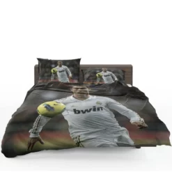 Cristiano Ronaldo in Real Madrid White Jersey Bedding Set