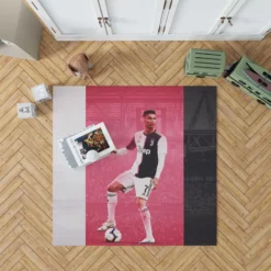 Cristiano Ronaldo in juventus Club Rug