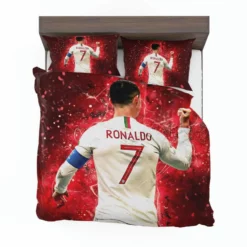 Cristiano Ronaldo lean Soccer Player Bedding Set 1