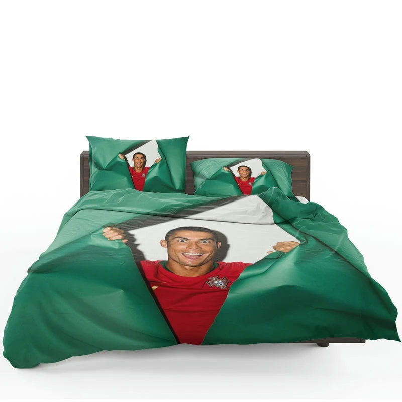 Cristiano Ronaldo mercurial Soccer Player Bedding Set