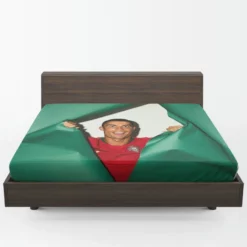 Cristiano Ronaldo mercurial Soccer Player Fitted Sheet 1