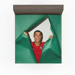 Cristiano Ronaldo mercurial Soccer Player Fitted Sheet