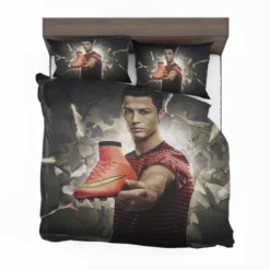 Cristiano Ronaldo sportive Football Player Bedding Set 1