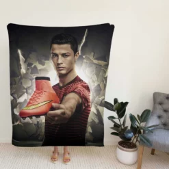 Cristiano Ronaldo sportive Football Player Fleece Blanket