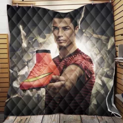 Cristiano Ronaldo sportive Football Player Quilt Blanket