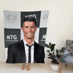 Cristiano Ronaldo spright Football Player Fleece Blanket