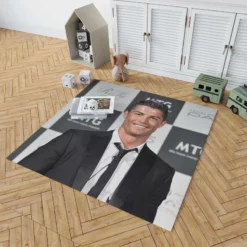 Cristiano Ronaldo spright Football Player Rug 1