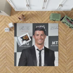 Cristiano Ronaldo spright Football Player Rug