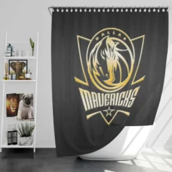 Dallas Mavericks American professional Basketball Team Shower Curtain