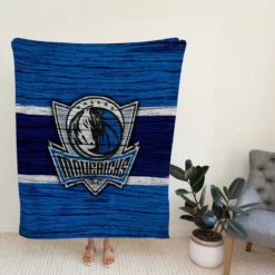 Dallas Mavericks NBA Basketball Team Logo Fleece Blanket