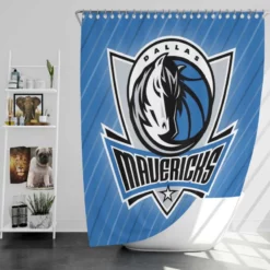 Dallas Mavericks Popular NBA Basketball Club Shower Curtain