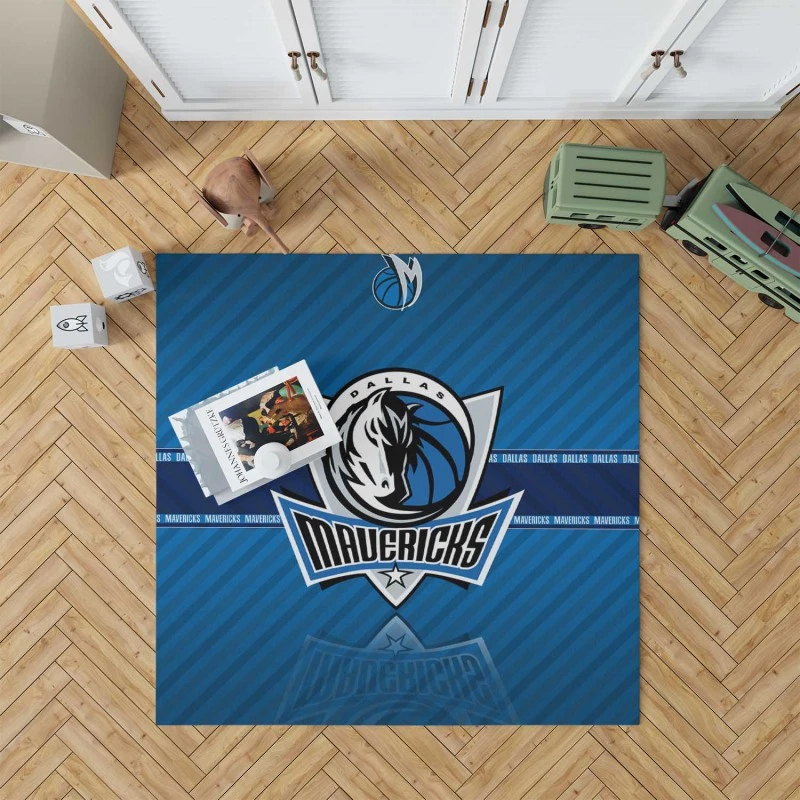 Dallas Mavericks Powerful NBA Basketball Team Rug