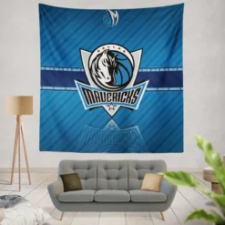 Dallas Mavericks Powerful NBA Basketball Team Tapestry