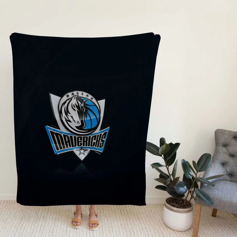 Dallas Mavericks Top Ranked NBA Basketball Team Fleece Blanket