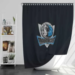Dallas Mavericks Top Ranked NBA Basketball Team Shower Curtain