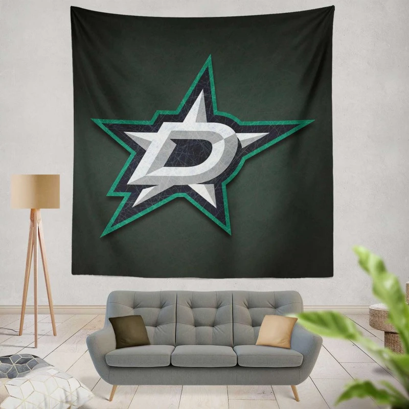 Dallas Stars Popular NHL Ice Hockey Team Tapestry