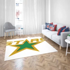 Dallas Stars Professional NHL Ice Hockey Team Rug 2