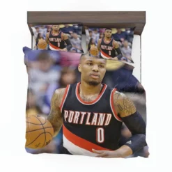 Damian Lillard Powerful NBA Basketball Player Bedding Set 1