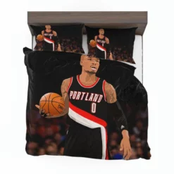 Damian Lillard Top Ranked NBA Basketball Player Bedding Set 1