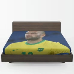 Dani Alves Brazilian professional Football Player Fitted Sheet 1