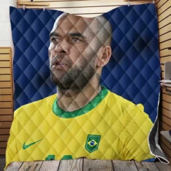Dani Alves Brazilian professional Football Player Quilt Blanket