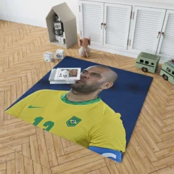 Dani Alves Brazilian professional Football Player Rug 1