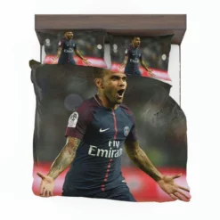 Dani Alves Top Ranked Brazilian Football Player Bedding Set 1