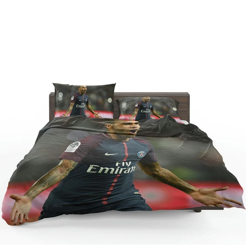 Dani Alves Top Ranked Brazilian Football Player Bedding Set