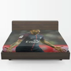 Dani Alves Top Ranked Brazilian Football Player Fitted Sheet 1