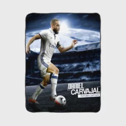 Dani Carvajal Professional Football Player Fleece Blanket 1