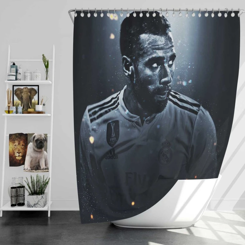 Dani Carvajal Top Ranked Football Player Shower Curtain