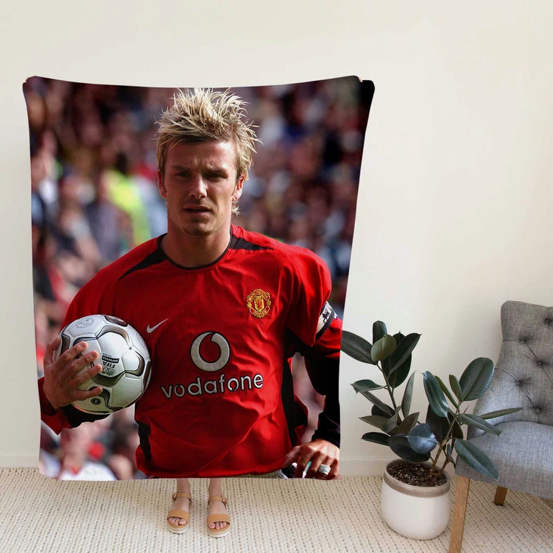 David Beckham Best right winger Fleece Blanket