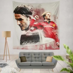 David Beckham Manchester United Football Player Tapestry