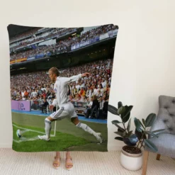 David Beckham Real Madrid Famous Player Fleece Blanket